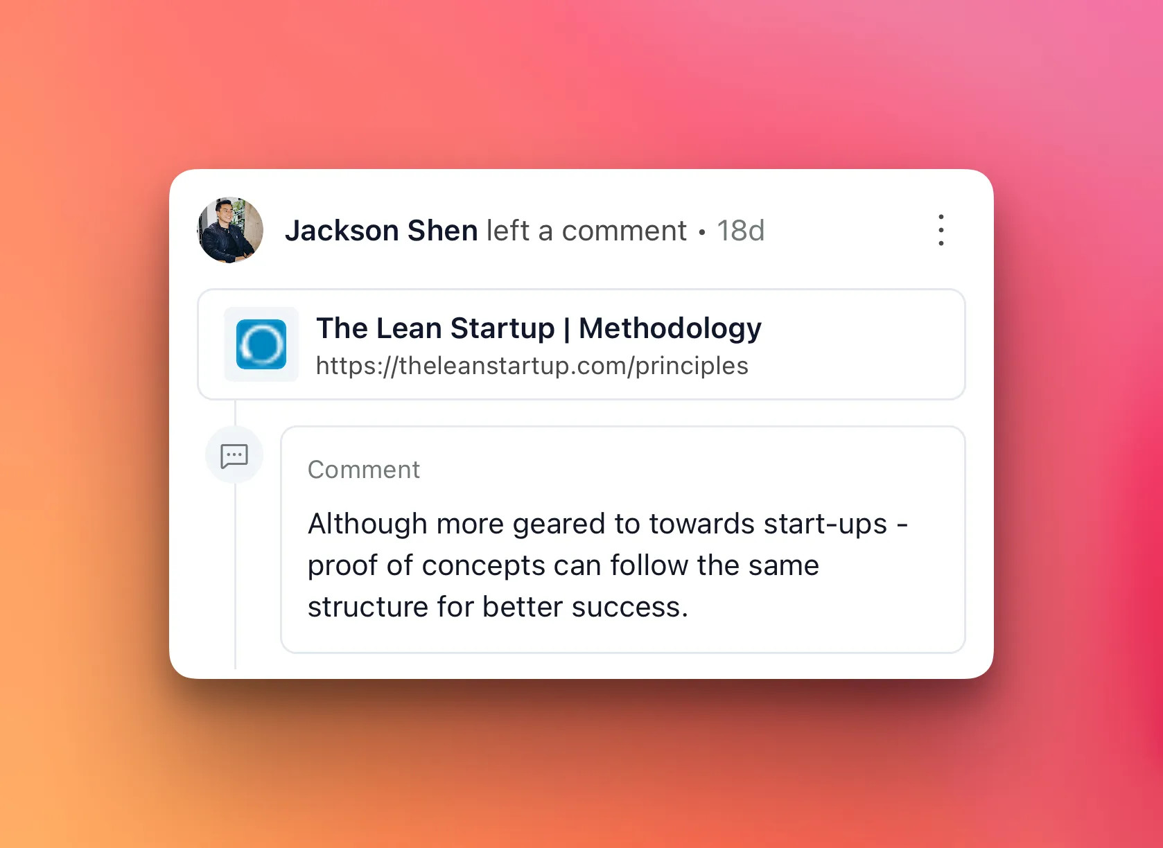 Kepler's Feed tab showing a scrollable digest of saved links, each with a quick AI summary alongside it