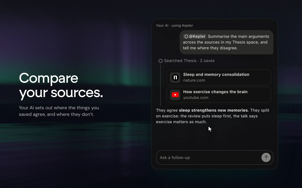 Kepler MCP screenshot